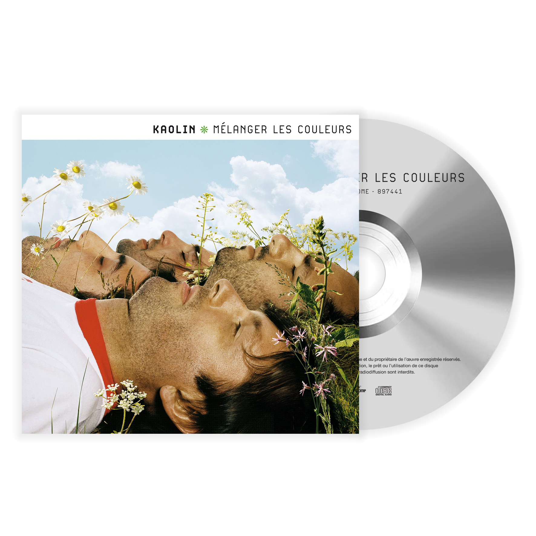 Mégapack “Mélanger les couleurs“ 2LP gatefold splatter numéroté + CD + T-shirt + Poster dédicacé